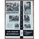 ILL MET BY MOONLIGHT (1957) MOVIE LIFT BILL (22" x16.5” - 56cm x 42cm) - contained within ad sales