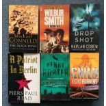 SIGNED BOOKS: CRIME, ACTION, THRILLER Lot x 6 - Paperbacks - ALL SIGNED (some DEDICATED) - THE BLACK