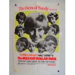 MILLION DOLLAR DUCK (1971) Lot x 2 to include British Double Crown (20" x 30" - 51 x 76 cm) - Folded