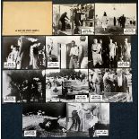 NIGHT OF THE LIVING DEAD (1970's Release) - Complete set of 10 x French Lobby Cards with original
