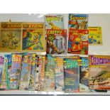 A LARGE QUANTITY OF MIXED 60S - 90S ENGLISH COMICS as lotted circa 25