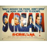 SCREAM (1996) - UK Quad Film Poster (30" x 40" - 76 x 101.5 cm) - Rolled - Very Good/Near Fine