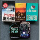 SIGNED BOOKS: CRIME, ACTION, THRILLER Lot x 5 - Pa