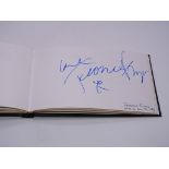 Autograph: A pair of autograph albums originally part of the Laurie Butcher Collection - numbered
