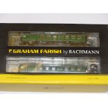 AN N GAUGE GRAHAM FARISH 372-675 4CEP 4-CAR EMU 7105 SR MULTIPLE UNIT IN GREEN - VG/E in G/VG box