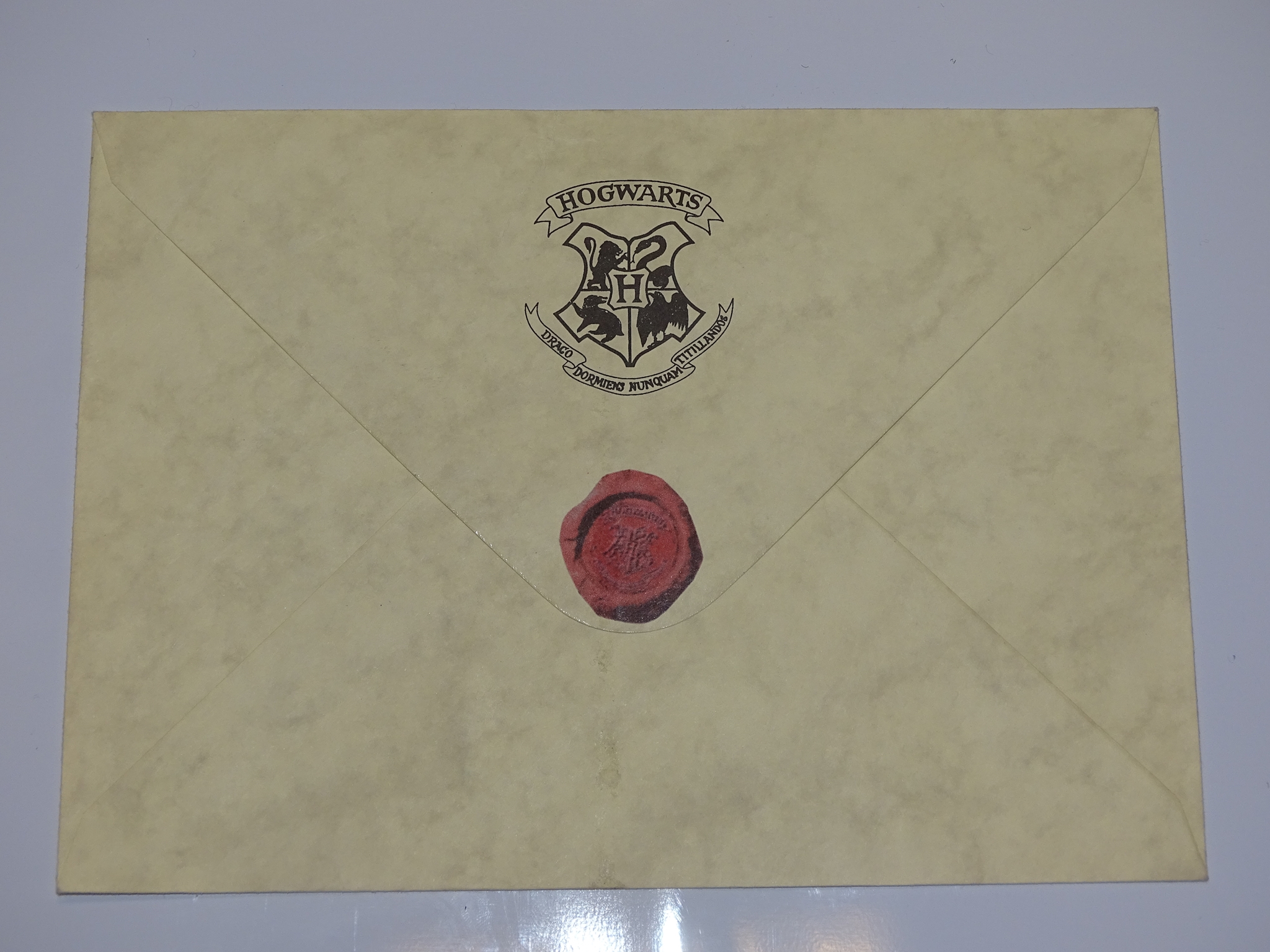 HARRY POTTER AND THE PHILOSOPHER'S STONE (2001) - SCREEN USED SPECIAL EFFECT PROP ENVELOPE - HARRY'S - Image 2 of 2