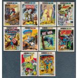 AURORA COMIC SCENES GROUP (Aurora, 1974-75) NM - COMPLETE SET x 10 - Comic style booklets originally