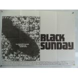 BLACK SUNDAY (1977) - UK Quad Film Poster - 30" x 40" (76 x 101.5 cm) - Folded (as issued) - Very