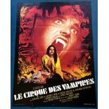 VAMPIRE CIRCUS (1973) - 'Les Cirque Des Vampires' - French 'Grande' Affiche - Hammer - 46.25" x