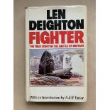 SIGNED BOOKS: FIGHTER - THE TRUE STORY OF THE BATTLE OF BRITAIN: LEN DEIGHTON - Hardback - (1st