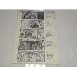 LABYRINTH (1986) A SET OF STORYBOARDS FOR LABYRINTH (1986)- THE HUMONGODS SEQUENCE - Production used