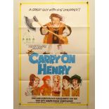 CARRY ON HENRY (1971) - UK/International One Sheet Movie Poster - (27" x 40" - 68.5 x 101.5 cm) -