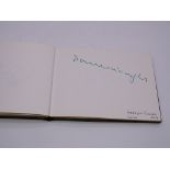 Autograph: An autograph album - numbered 128 containing circa 50 signatures collected in person by