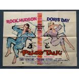 PILLOW TALK (1959) - British UK Quad - DORIS DAY - ROCK HUDSON - First Release - 30" x 40" (76 x