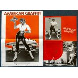 AMERICAN GRAFFITI (1973) Lot x 2 - French "Petite' Affiche - 15.75" x 21" (40 x 53 cm) - Folded (