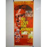 NO LOVE FOR JOHNNIE (1961) - Australian Daybill Movie Poster (13" x 27") - Folded, Near Fine
