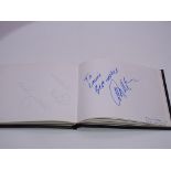 Autograph: An autograph album - numbered 169 containing circa 66 signatures collected in person by