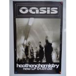 2000's ORIGINAL UK MUSIC PROMO POSTERS (30" x 20"): To Include: Oasis, Blink 182, New Order 'Get