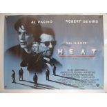 HEAT (1995) - UK Quad Film Poster - (30" x 40" - 76 x 101.5 cm) - Rolled (as issued) - Very Fine
