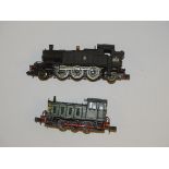 N GAUGE MODEL RAILWAYS - A PAIR OF N GAUGE LOCOMOTIVES BY DAPOL AND FARISH to include a PRAIRIE TANK