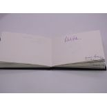 Autograph: An autograph album - numbered 219 containing circa 45 signatures collected in person by