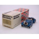 A WESTERN MODELS HANDBUILT WHITE METAL CAR WMS39 - 1938 BUGATTI 57 CORSICA TOURER - VG IN G BOX