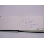 Autograph: An autograph album - numbered 224 containing circa 45 signatures collected in person by