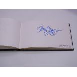 Autograph: An autograph album - numbered 147 containing circa 50 signatures collected in person by