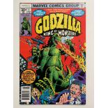 GODZILLA #1 - (1977 - MARVEL) NM/MT (Cents Copy) - Nick Fury, Jimmy Woo, and Dum-Dum Dugan