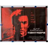 CLINT EASTWOOD FILM POSTER Lot x 6 to include TIGHTROPE (1984) - HEARBREAK RIDGE (1986) - THE DEAD