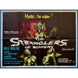 THE STRANGLERS OF BOMBAY (1959) - British UK Quad - HAMMER - 30" x 40" (76 x 101.5 cm) - Folded (