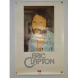 ERIC CLAPTON (1974) - RSO (Polydor) promotional poster featuring ERIC CLAPTON for his (now