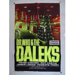 DR. WHO AND THE DALEKS (1965) - Later release - British One Sheet Film Poster (27” x 40” – 68.5 x