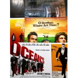 GEORGE CLOONEY Lot x 5 - ALL UK Quad Film Posters - SOLARIS (2002), BURN AFTER READING (2008), O