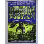 DALEKS: INVASION EARTH 2150 AD(1966) - Later release - British One Sheet Film Poster (27” x 40” –