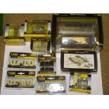 A QUANTITY OF GRAHAM FARISH SCENECRAFT N GAUGE BUILDINGS, FIGURES AND STATION ACCESSORIES to include
