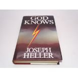 SIGNED BOOKS: GOD KNOWS: JOSEPH HELLER - Hardback - (1st edition, 1984 - Jonathan Cape) SIGNED by