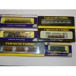 N GAUGE - A SELECTION OF COACHES AND WAGONS BY DAPOL AND GRAHAM FARISH: 373-700Y, 374-477, 373-628