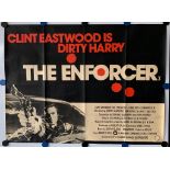 THE ENFORCER (1977 - First British Release) - British UK Quad - CLINT EASTWOOD - 30" x 40" (76 x