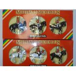 A PAIR OF BRITAINS MODEL SOLDIER SETS to include 2 x 7205 3x MOUNTED LIFEGUARDS as lotted - VG/E