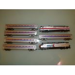 HO GAUGE: AMERICAN OUTLINE - A GROUP OF ROLLING STOCK BY LIMA AND OTHERS TO INCLUDE A DIESEL LOCO,