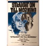 STRAIGHT ON TILL MORNING (1972) - British One Sheet film poster - Hammer horror - (27" x 40" - 69