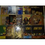 VINYL SOUNDTRACKS: A MIXED SELECTION OF VINYL SOUNDTRACK ALBUMS FROM FILMS, TELEVISION AND MUSICALS.