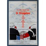 DR. STRANGELOVE (1964) - US One Sheet - Tomi Ungerer artwork - STANLEY KUBRICK - PETER SELLERS -