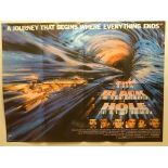 THE BLACK HOLE (1979) - British UK Quad - WALT DISNEY'S Star Wars inspired 'live action' space