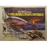 ISLAND AT THE TOP OF THE WORLD (1974) Lot x 3 - 2 x UK Quad Film Posters (Main & Killer Whales) with