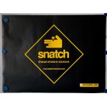 SNATCH (2000) - 2 x British UK Quad Film Posters for the Guy Ritchie film SNATCH - Advance and Final