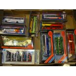 A GROUP OF MIXED DIECAST COACHES AND CARS BY EFE, CARARAMA and OOC as lotted - VG/E in G boxes (11)