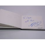 Autograph: An autograph album - numbered 211 containing circa 45 signatures collected in person by