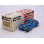 A WESTERN MODELS HANDBUILT WHITE METAL CAR WMS7X - 1938 BUGATTI TYPE 57SC - VG IN G BOX